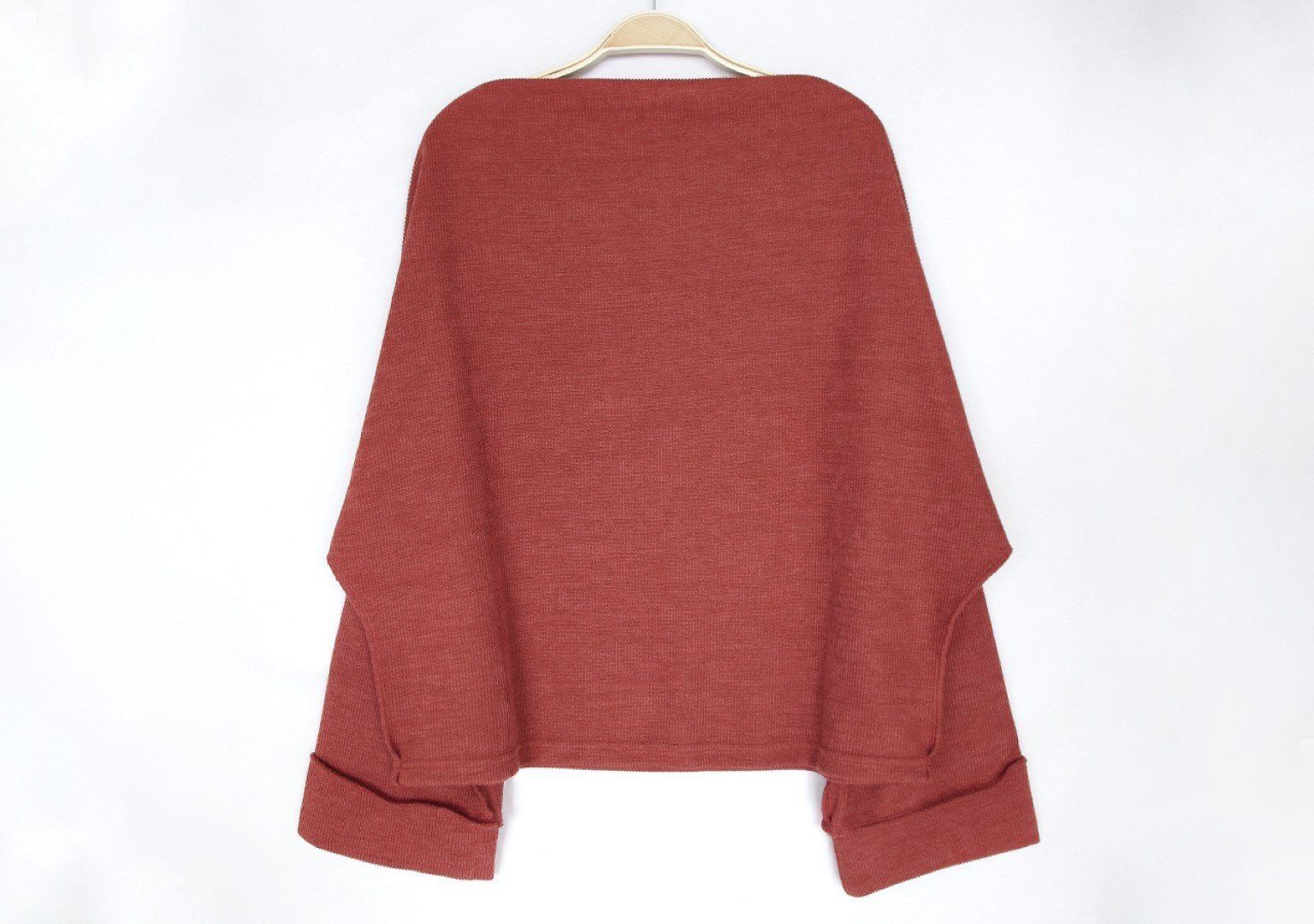 Solid Color O-Neck Causal Knit Sweater