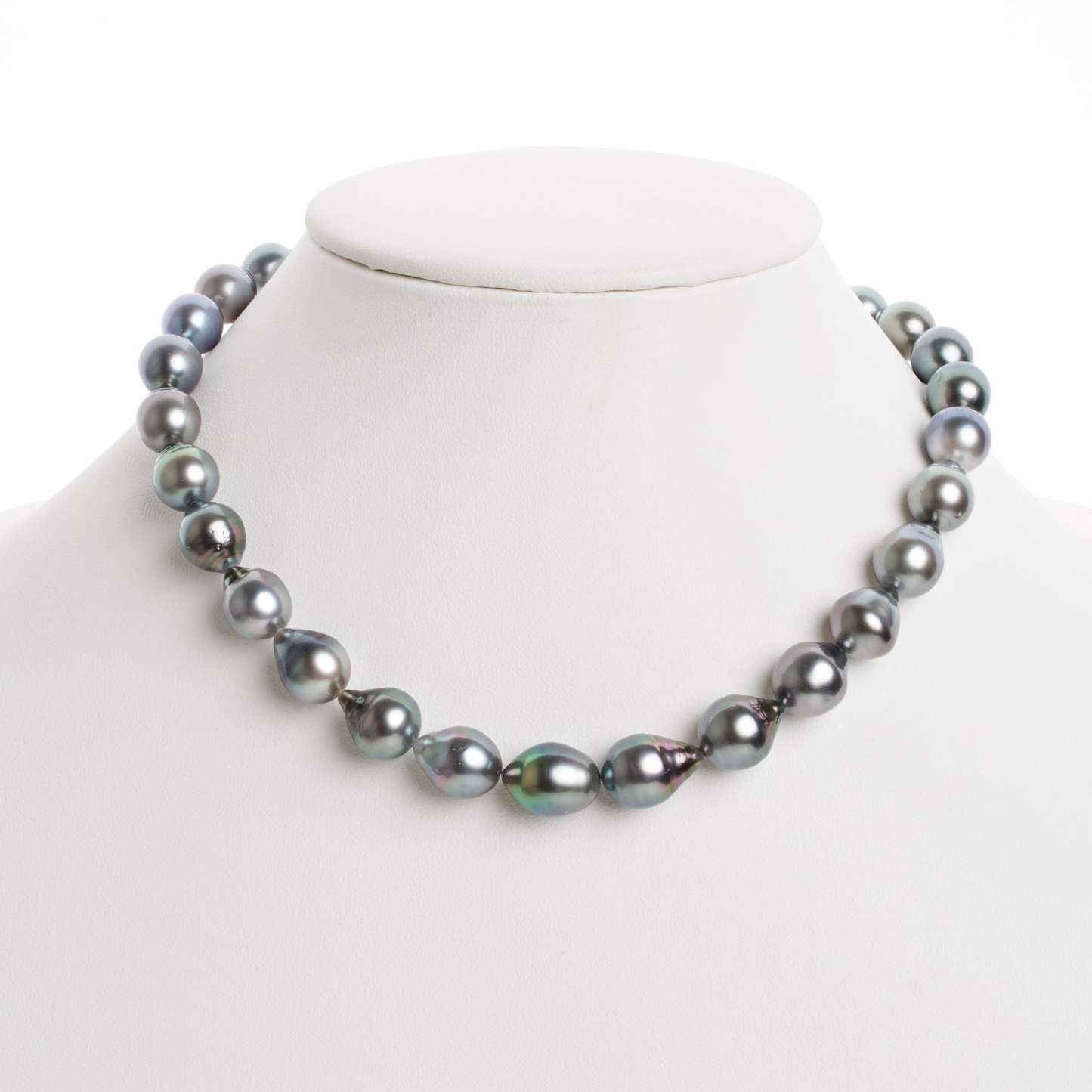 10.2-12.2 mm AA+/AAA Tahitian Drop Pearl Necklace