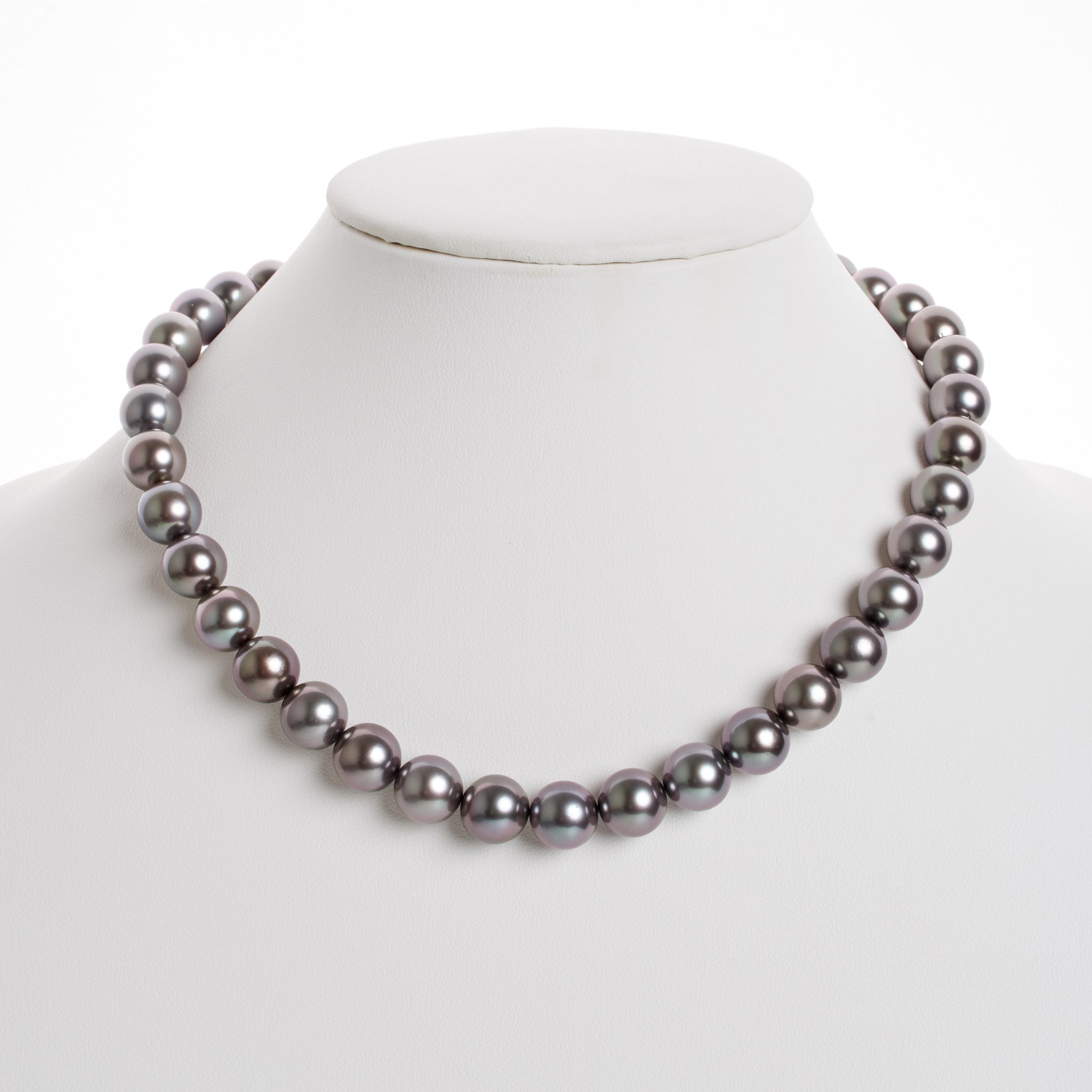 10.3-12.0 mm AAA Tahitian Round Pearl Necklace