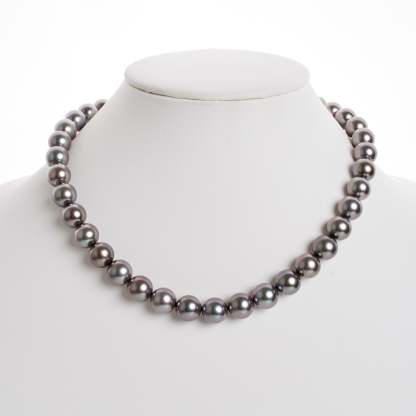 10.3-12.0 mm AAA Tahitian Round Pearl Necklace