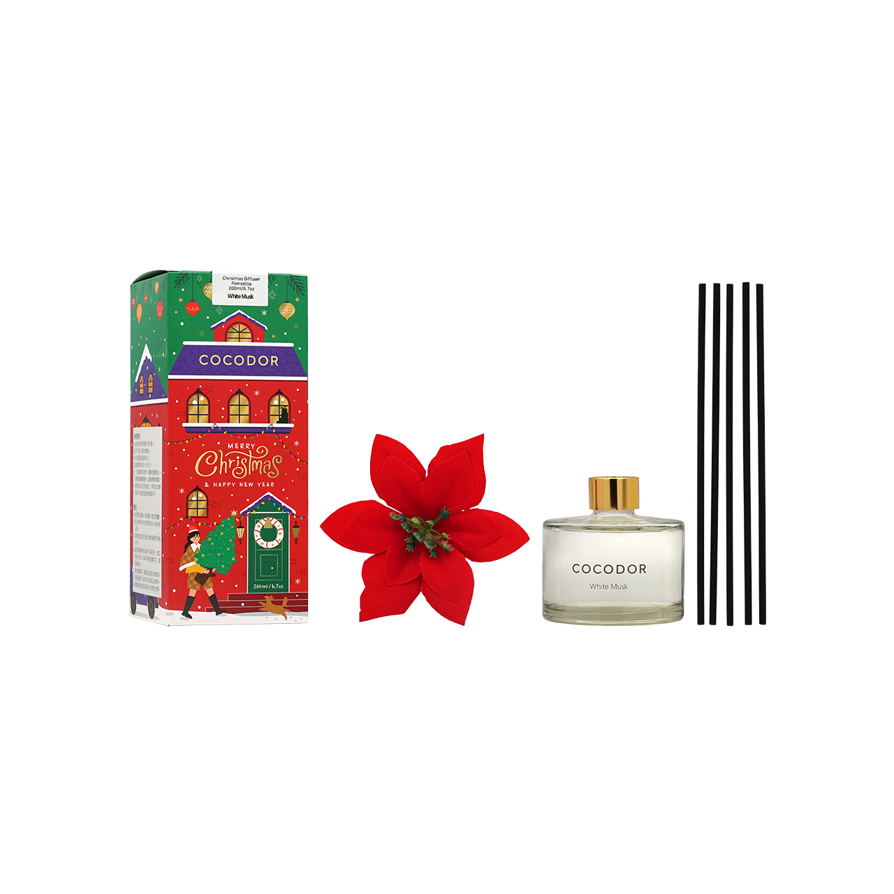 Cocod'or 白麝香聖誕花香薰 200毫升