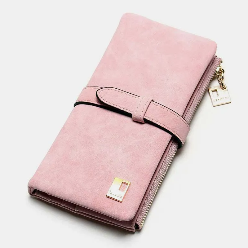 【product-image-alt】-【GROUP A】Lightweight Vintage LargeCapacity Long Wallet-Handmade leather bags,Wallet