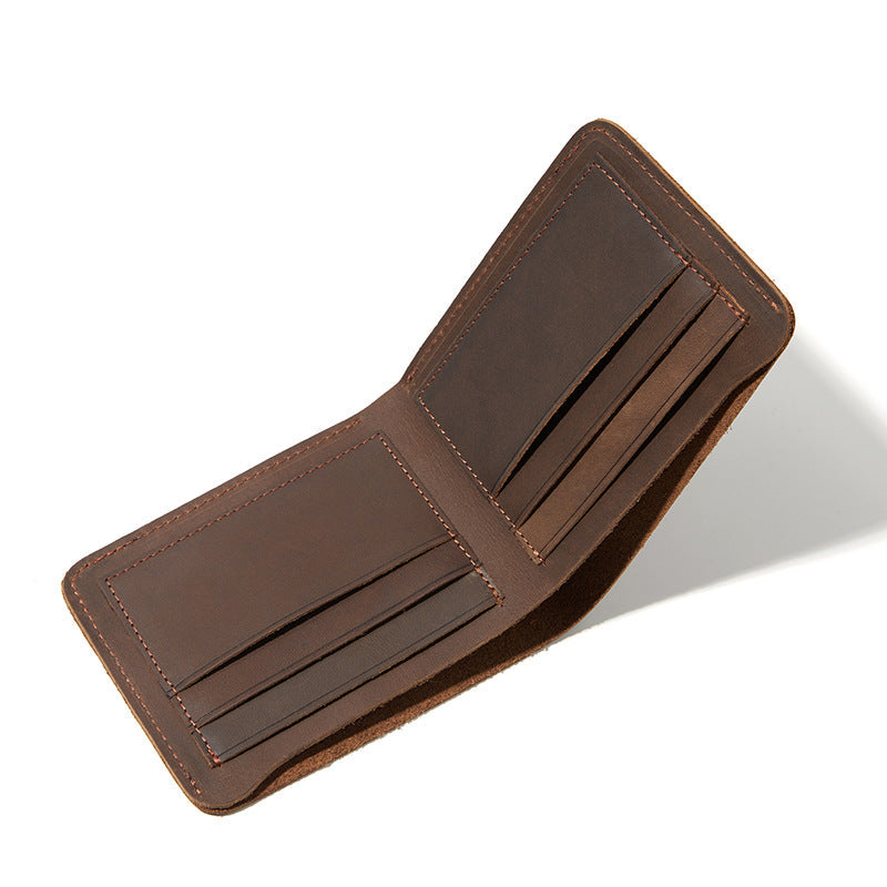 Cowhide Leather Men's Wallet mySite