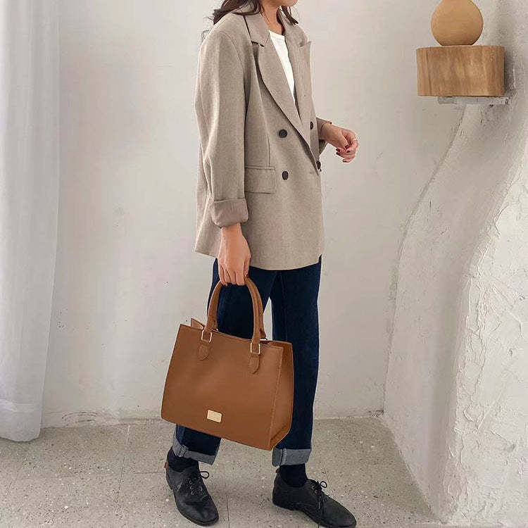 Large Capacity Tote Bag Folder Bag Shoulder Crossbody Bag mySite