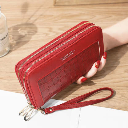 Long stone texture wallet mySite