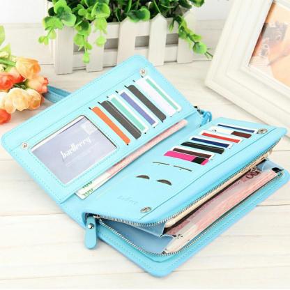 Ladies Long Cross Pattern Wallet mySite