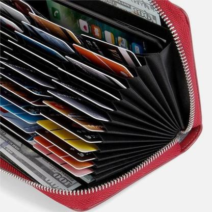 RFID Genuine Leather Card Wallet mySite