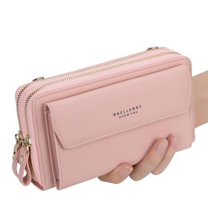 Women 12 Card Slots Large Capacity Phone Bag Crossbody Bag mySite