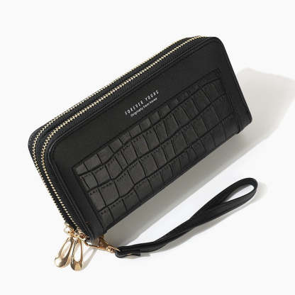 Long stone texture wallet mySite