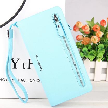 Ladies Long Cross Pattern Wallet mySite