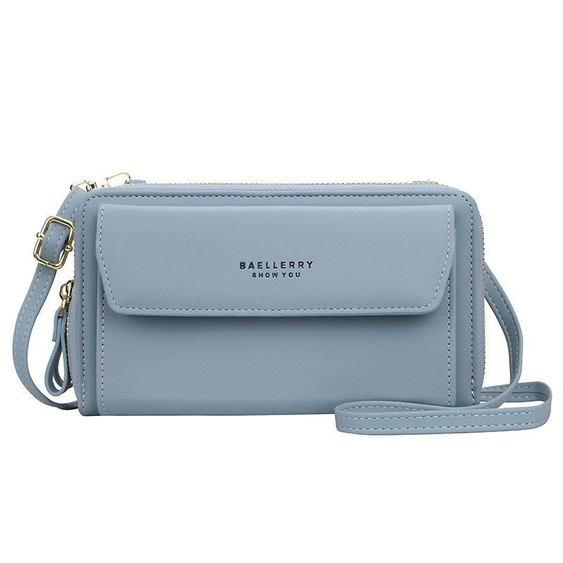Women 12 Card Slots Large Capacity Phone Bag Crossbody Bag mySite