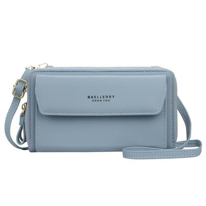 Women 12 Card Slots Large Capacity Phone Bag Crossbody Bag mySite