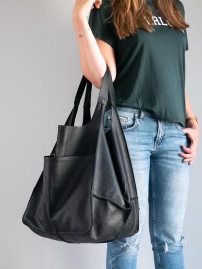 Vintage super large capacity shoulder bag mySite