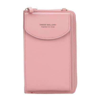 Ladies zipper vertical shoulder bag mySite
