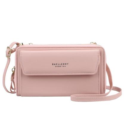 Women 12 Card Slots Large Capacity Phone Bag Crossbody Bag mySite