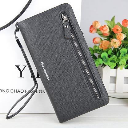 Ladies Long Cross Pattern Wallet mySite