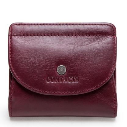 Fashion top layer cowhide ladies wallet trend small card holder mySite