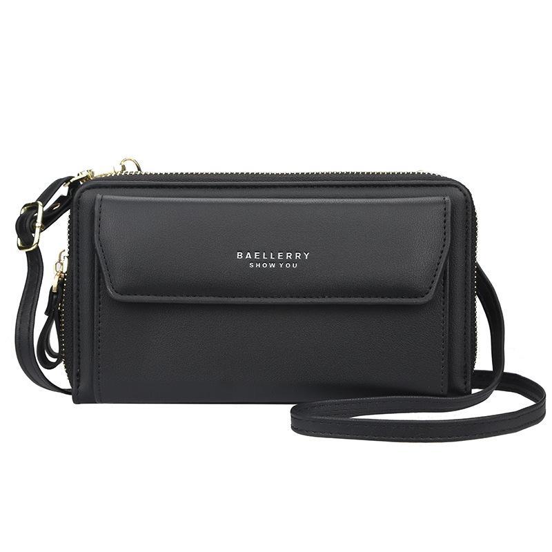 Women 12 Card Slots Large Capacity Phone Bag Crossbody Bag mySite