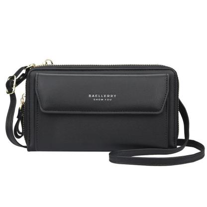 Women 12 Card Slots Large Capacity Phone Bag Crossbody Bag mySite