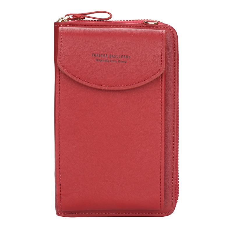 Ladies zipper vertical shoulder bag mySite