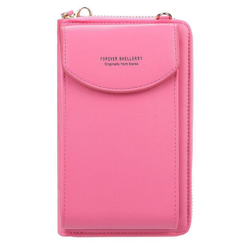 Ladies zipper vertical shoulder bag mySite