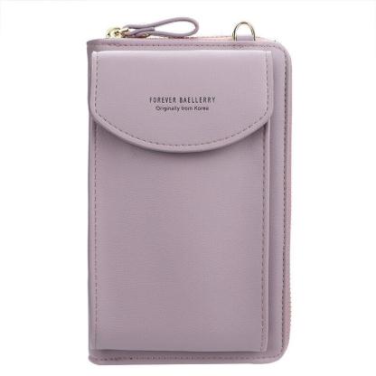 Ladies zipper vertical shoulder bag mySite