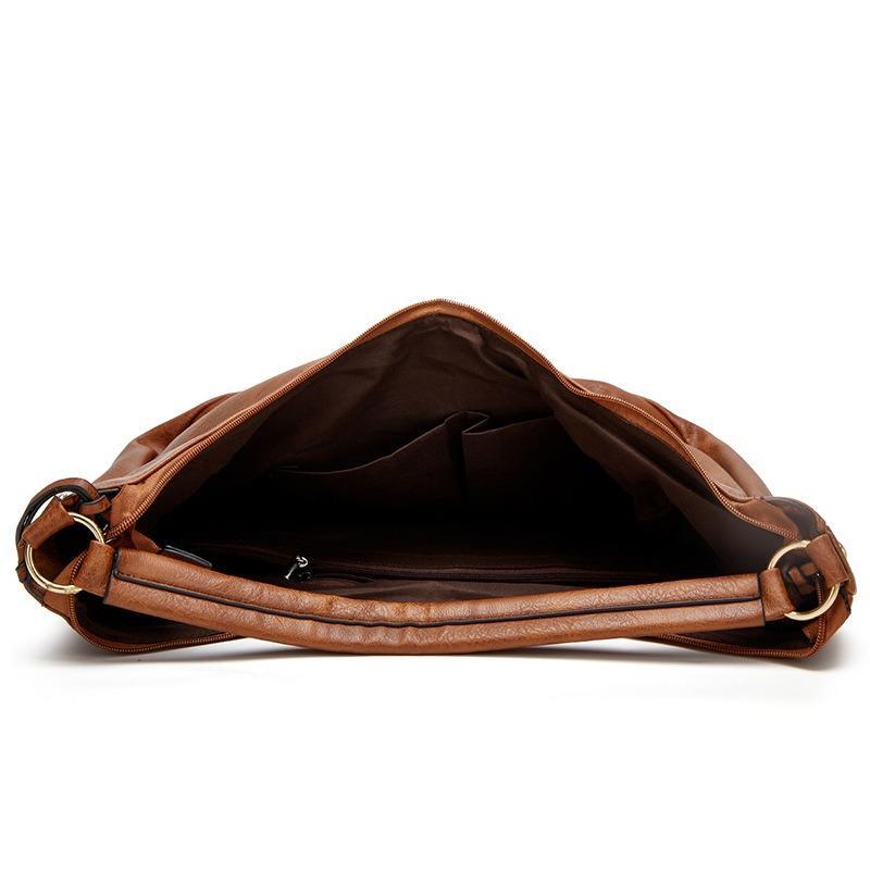 Ladies classic retro large capacity shoulder bag diagonal bag mySite