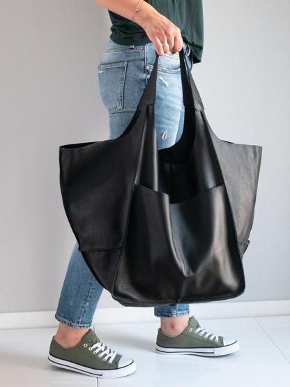 Vintage super large capacity shoulder bag mySite