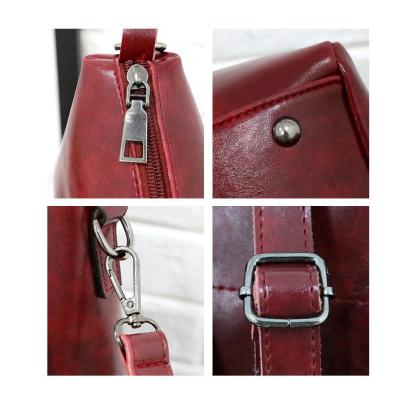 Ladies retro four-piece large-capacity Picture-mother bag, solid color handbag, one-shoulder diagonal bag mySite