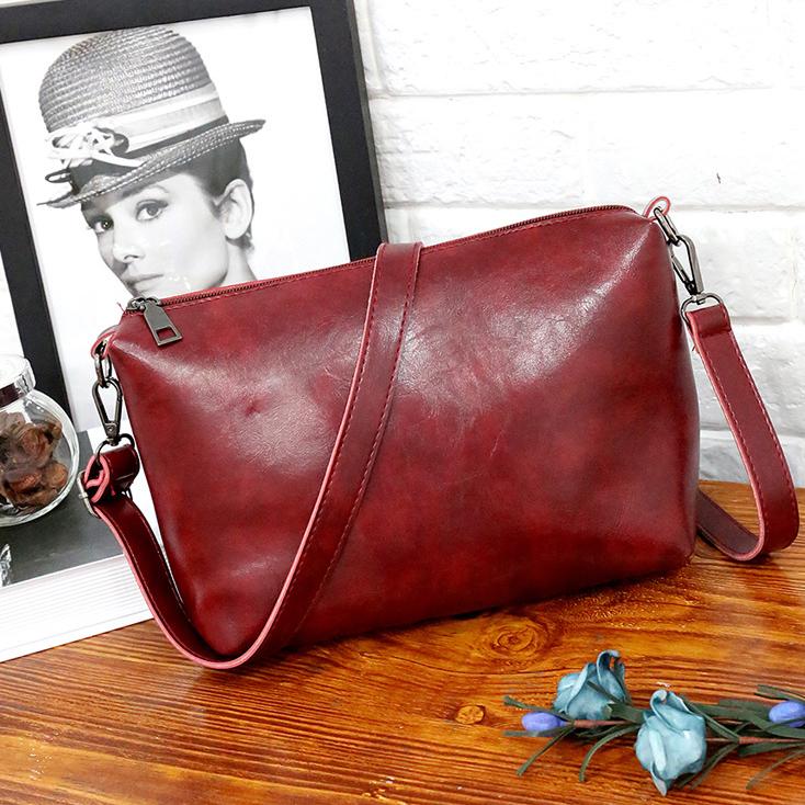Ladies retro four-piece large-capacity Picture-mother bag, solid color handbag, one-shoulder diagonal bag mySite