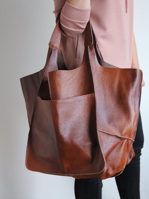 Vintage super large capacity shoulder bag mySite