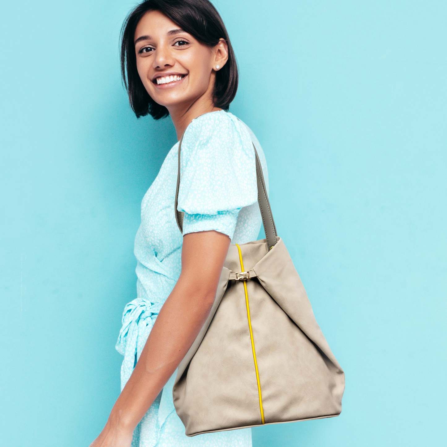 Two-tone Colour Shoulder bag -update