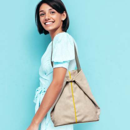 Two-tone Colour Shoulder bag -update