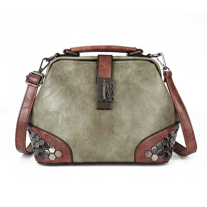 Ladies vintage leather shoulder bag mySite