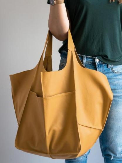 Vintage super large capacity shoulder bag mySite