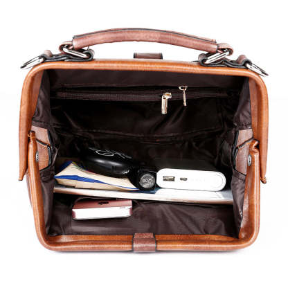 Ladies vintage leather shoulder bag mySite