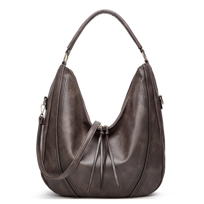 Ladies classic retro large capacity shoulder bag diagonal bag mySite