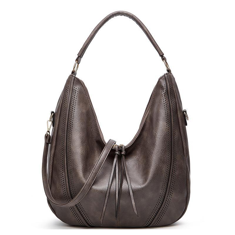 Ladies classic retro large capacity shoulder bag diagonal bag mySite