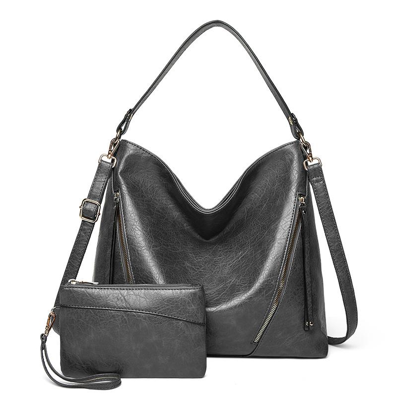 Diagonal straddle hand-held large bag women's fashionable women's shoulder bag mySite