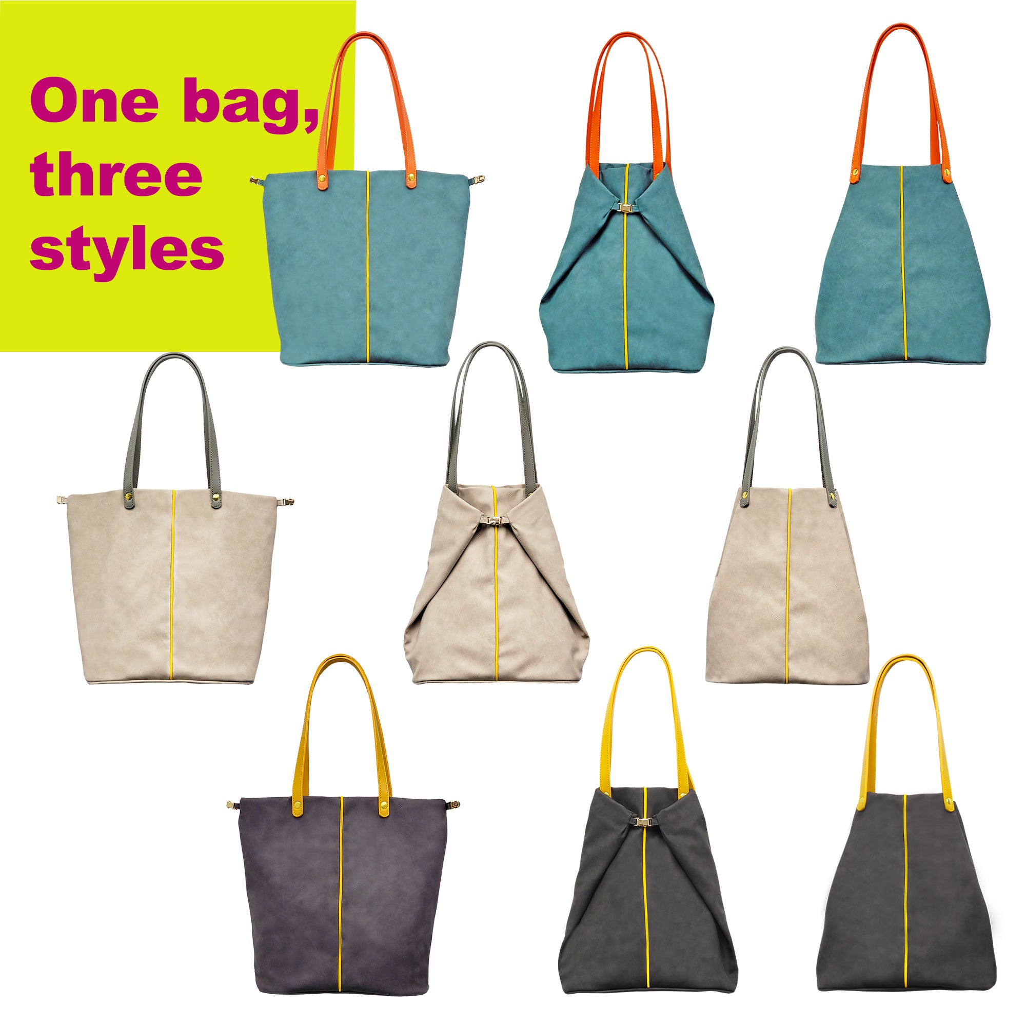 Two-tone Colour Shoulder bag -update-yx003